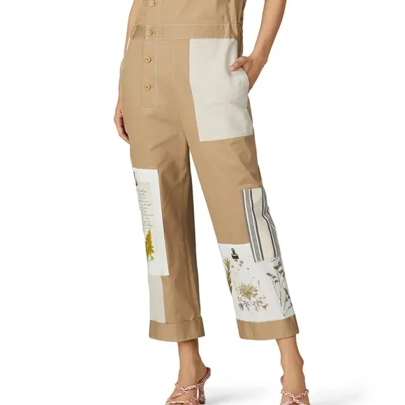 MONSE botanical patch jumpsuit - Picture 2 of 5